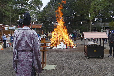古神札焼納祭（どんど焼き）
